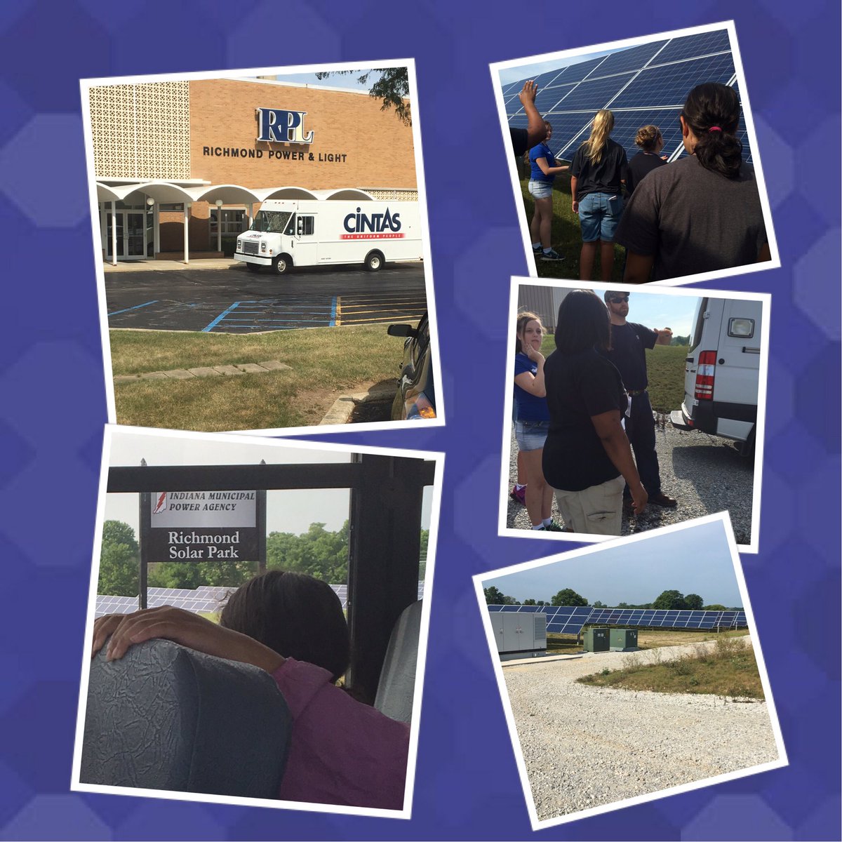 HeyMrsDill's tweet photo. Day 1 of RCS STEM Camp! We took a trip to the Richmond Solar Park to see the solar panels! #STEM #solarenergy https://t.co/I8hi0XJS9Y