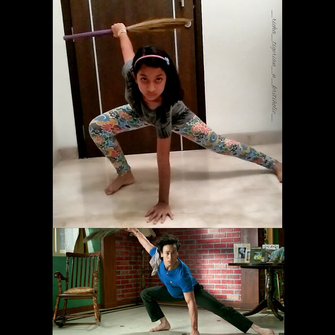 richa_tigerian's tweet photo. My lil sis's #JattPose #AFlyingJatt https://t.co/h3WF1psO4Q