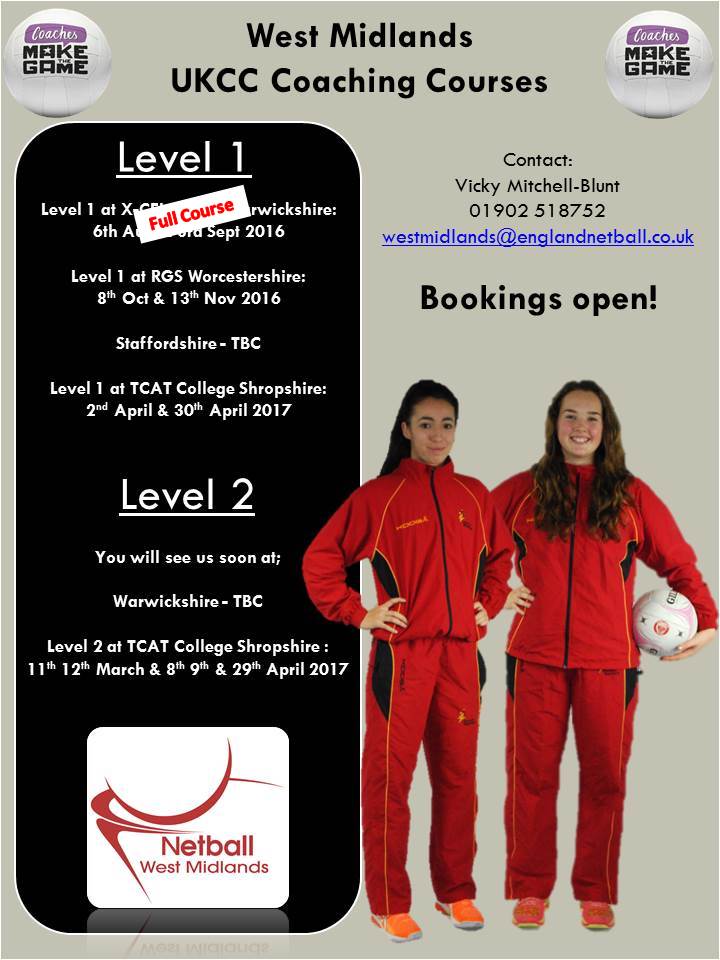 UKCC Netball Coaching Courses in Shropshire.
#level1 #level2 #Shropshirenetball