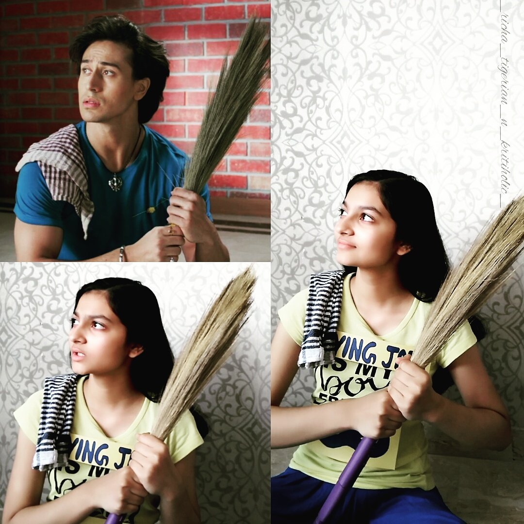 richa_tigerian's tweet photo. My #JattPose no.3 #AFlyingJatt #TigerShroff  😂😂😂 https://t.co/ro53SIKgtR