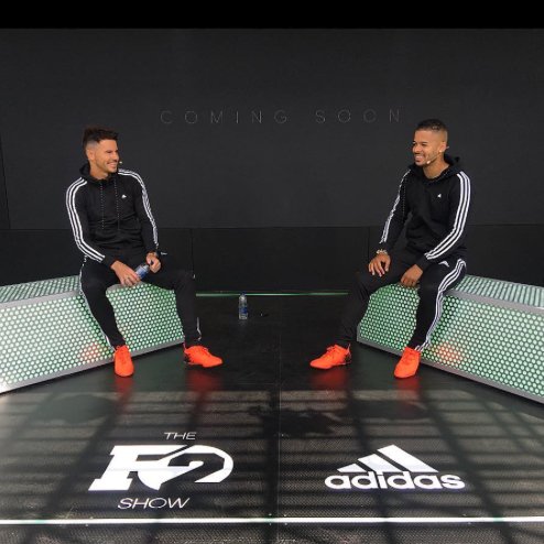 tankstudio's tweet photo. Great to see @F2Freestylers smashing it! Love seeing our branding up there too #F2show #FirstNeverFollows @adidasUK https://t.co/pIRwdHAIGg