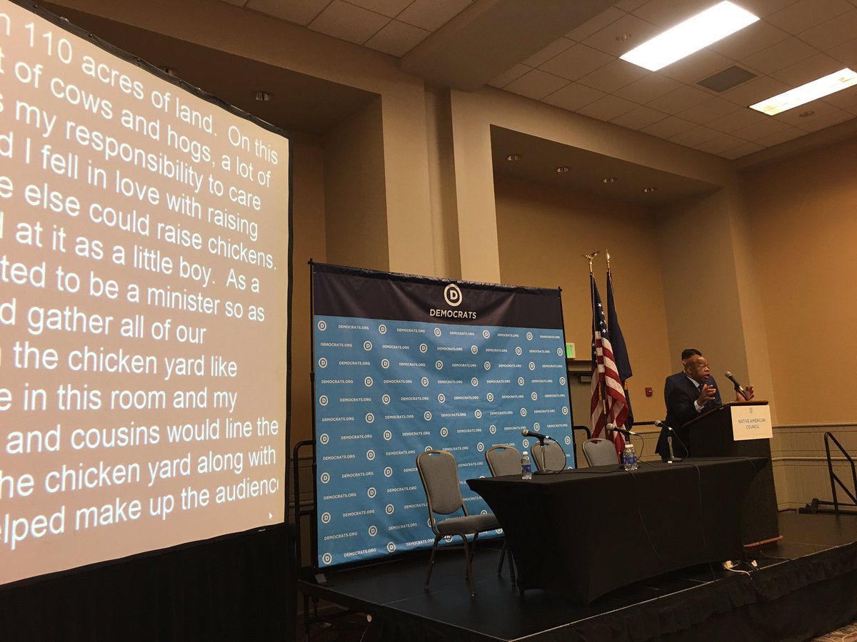 indianz's tweet photo. Rep John Lewis (D-GA) fires up Native American Council: "I don't want to go back. I want to go forward" #DNCinPHL https://t.co/8Iqb8I2U7v