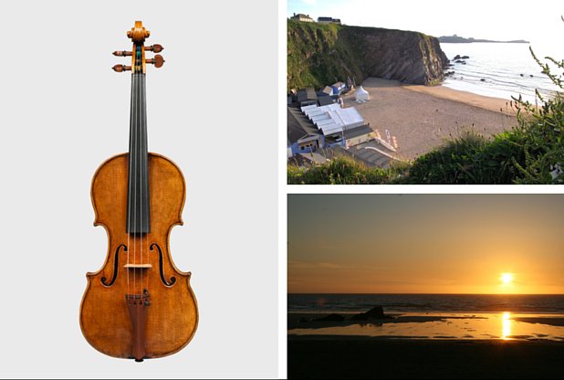 WhatsOnCornwall's tweet image. Violin worth £1.6m to be played on @LustyGlazeBeach this weekend. Let's hope it stays dry... westbriton.co.uk/violin-worth-1…