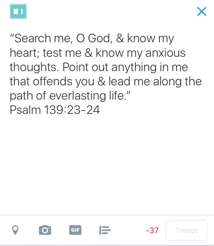 crossoverbac's tweet photo. Perfect verse for the day after Rise Conf. Ask God to search your heart today!🙏🏼 #WeWillRise https://t.co/LdSCJdn2Qy