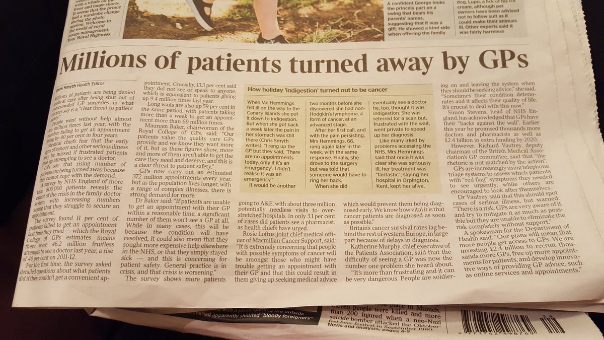 grahamsphillips's tweet photo. Millions of patients turned away by GPs. How will closing 3000 pharmacies help? @Jeremy_Hunt #lovemypharmacy https://t.co/G1aRBfE4Qi