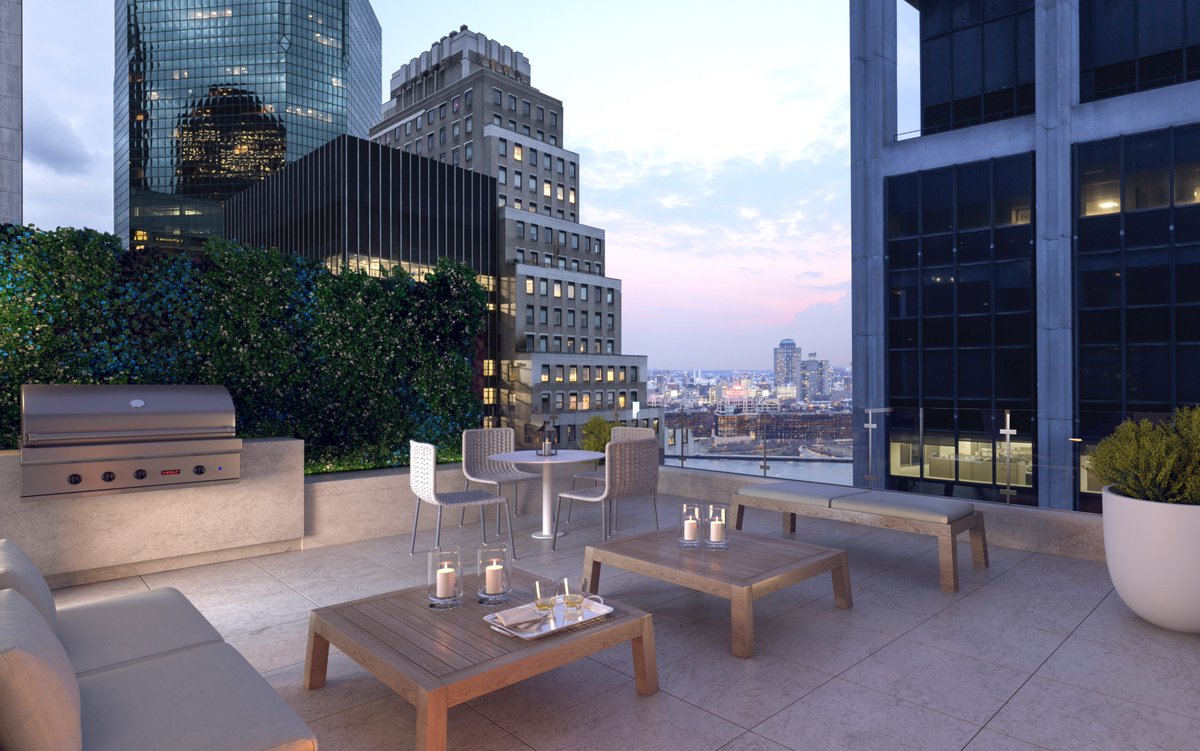 FiDiFamilies's tweet photo. Check out one of the newest luxe buildings in #FiDi - the Piet Boon designed #101Wall residential building #roofdeck https://t.co/dCcnwqhfzo