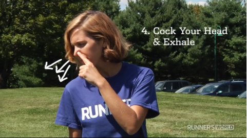 runnersworld's tweet photo. 5 steps to mastering the perfect snot rocket: https://t.co/drk699vSFR https://t.co/5cHMx8DzTw