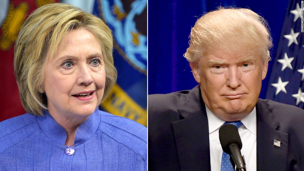CNN's tweet photo. NEW CNN/ORC poll: Donald Trump leads Hillary Clinton nationally https://t.co/rI5yN1K2my https://t.co/jlLjuewvgD