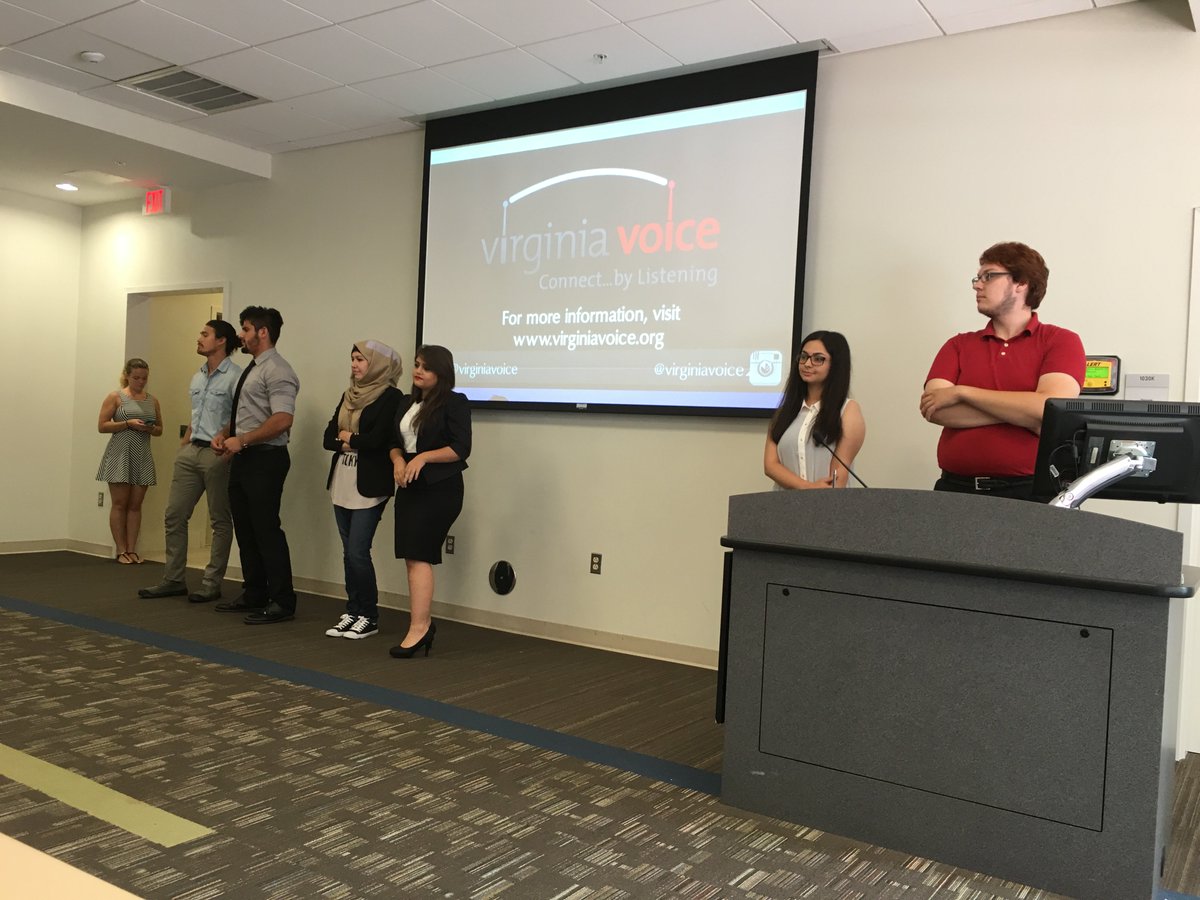 Last team of the day presenting <a href="/VirginiaVoice/">Carla Gress</a>! 😁🎉 Everyone did an amazing job!! #vcusocialmedia