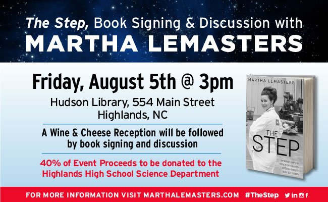 MarthaLemasters's tweet image. Mark your Calendars! #BookSigning #HudsonLibrary ow.ly/OsK7302Alur @Studio62CW  @mxnews @HCplateau @WLOS_13
