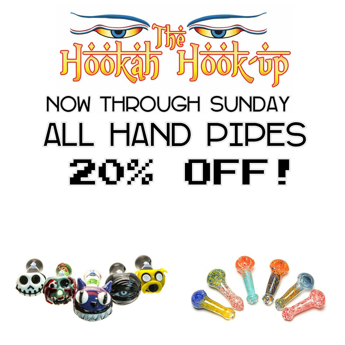 hookahhookup_bf's tweet photo. All hand pipes 20% off guys!! #sales #deals #handpipes #glass https://t.co/aQBrFbyxjU