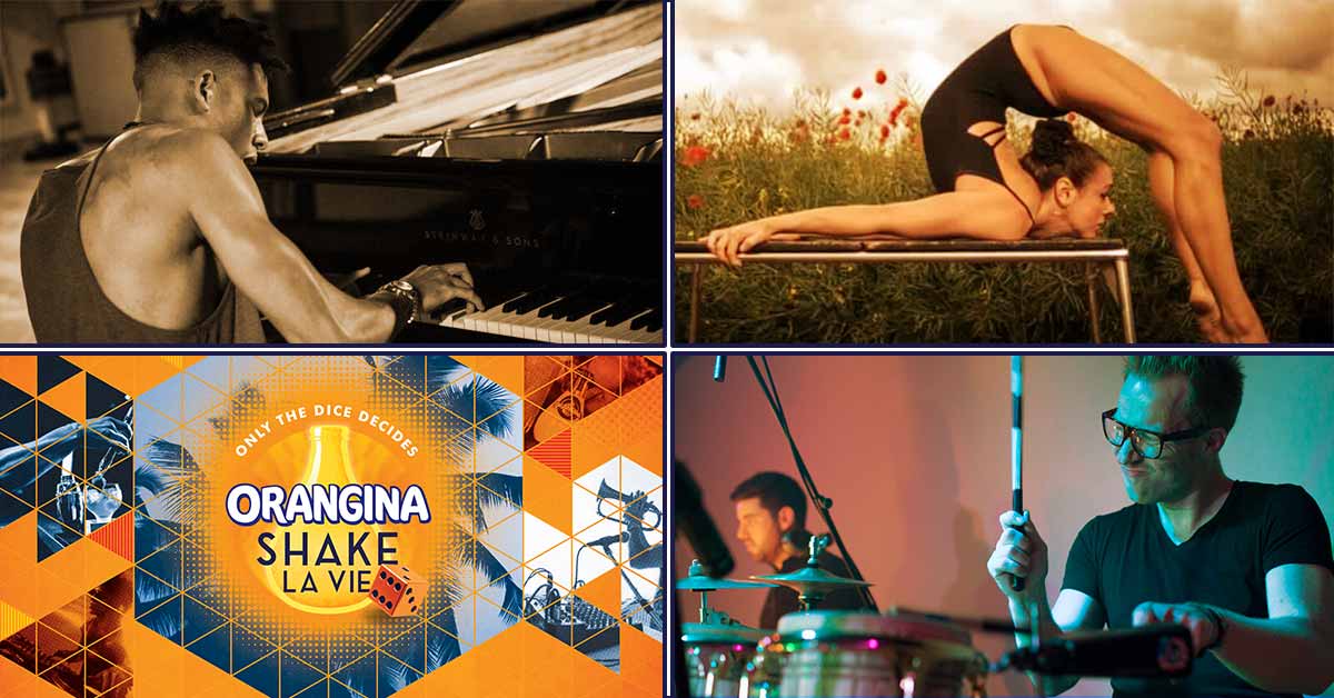 OranginaUK's tweet photo. 1 dice + 3 possible rooms + loads of fantastic live acts + gorgeous cocktails = #ShakeLaVie https://t.co/uNJKwWTVFT https://t.co/JMcNjBrqVl