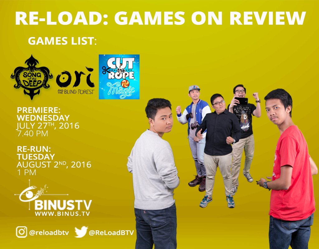 ReLoadBTV's tweet photo. Smart viewers, nonton gameplay @songofthedeep @OriBlindForest #CutTheRopeMagic yuk di https://t.co/gS7KJLjQpM! https://t.co/uHrtLXR4RB