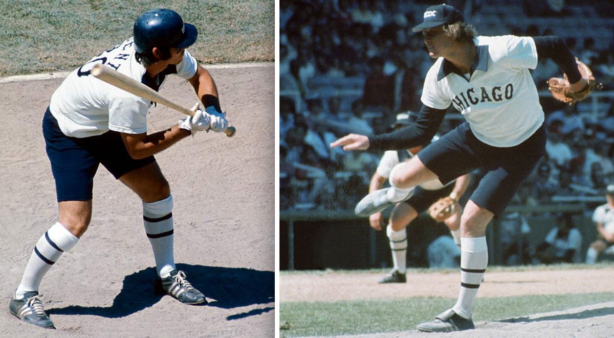 Paul Lukas on X: Hey, Chris Sale, it could've been worse! Sox shorts  debuted 40 yrs ago (8/8/76). More pics:    / X