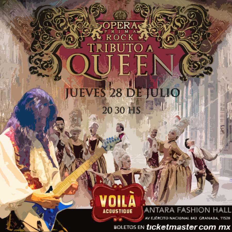 OPERA PRIMA ROCK (@operaprimarock) on Twitter photo Ya tienes tus entradas para este jueves? te esperamos en <a href="/voila_antara/">voilaantara</a>
Las entradas vuelan! #queen #concierto #rock Ya tienes tus entradas para este jueves? te esperamos en <a href="/voila_antara/">voilaantara</a>
Las entradas vuelan! #queen #concierto #rock