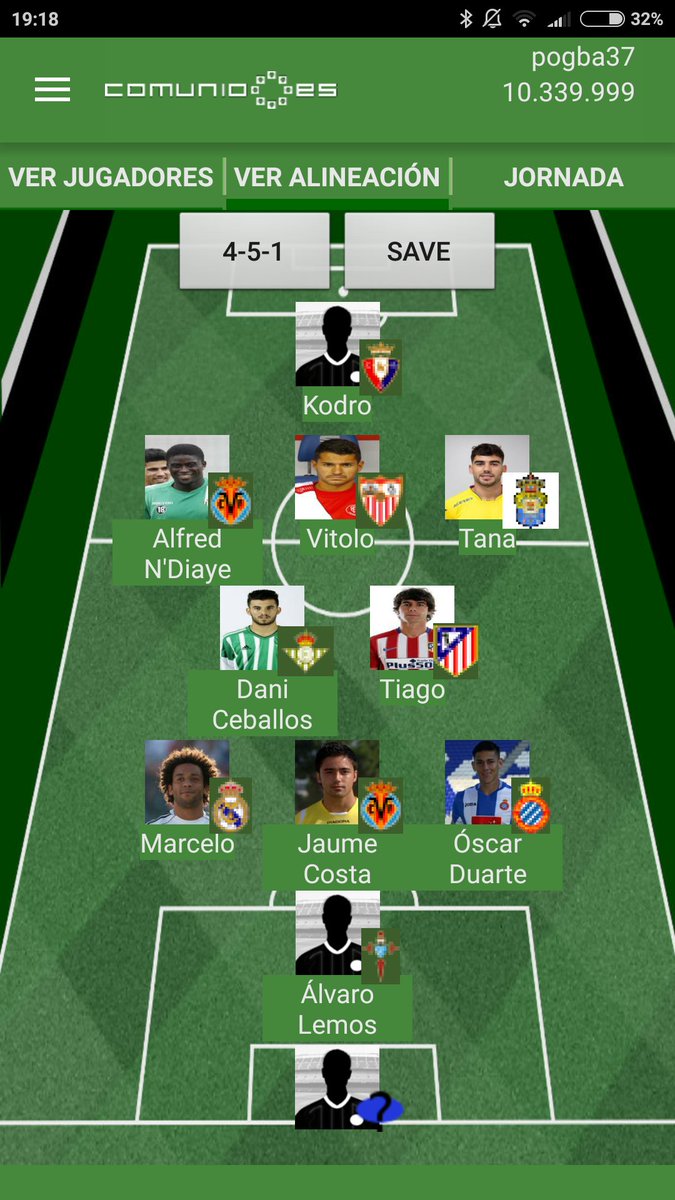 EdwinGT7's tweet photo. Para empezar q te parece? Dime si venderías a ndiaye o quienes de los 11 y pau y serantes en portería @comunioES https://t.co/BcdmxpmqhK