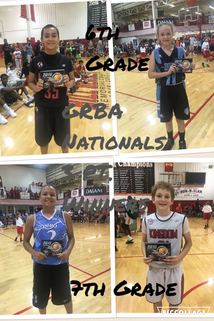 GRBA NATIONALS 1
3 PT CONTEST WINNERS!
CONGRATULATIONS SHOOTERS!!