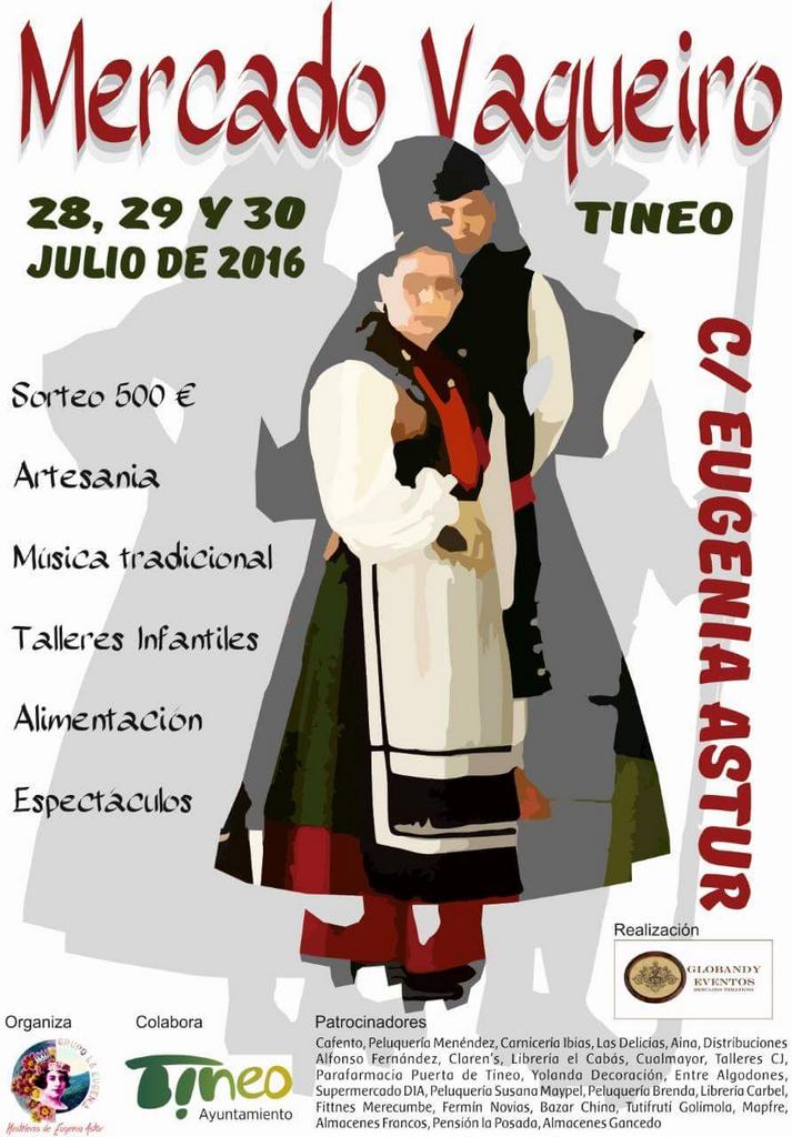 PensionlaPosada's tweet photo. Este jueves comienza el Mercado Vaqueiro en #Tineo, con inauguración de los novios vaqueiros. #Asturias #Vaqueirada https://t.co/LjsPV1kcUA
