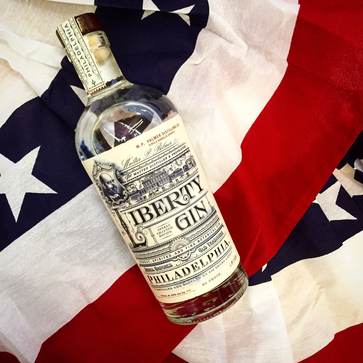 LibertyGin's tweet photo. #PHLDNC2016 welcome to the home of American #liberty. Drink #LibertyGin !! Made in #Philly #TempleDNC16 #DNCinPHL https://t.co/p0Xck2UMOg