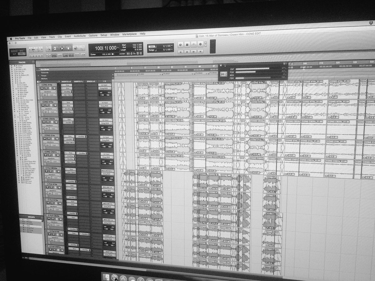 Never spent so many days(!) chopping up crowd to remove MQ noise due to #weather- @WordAliveEvent album nearly there