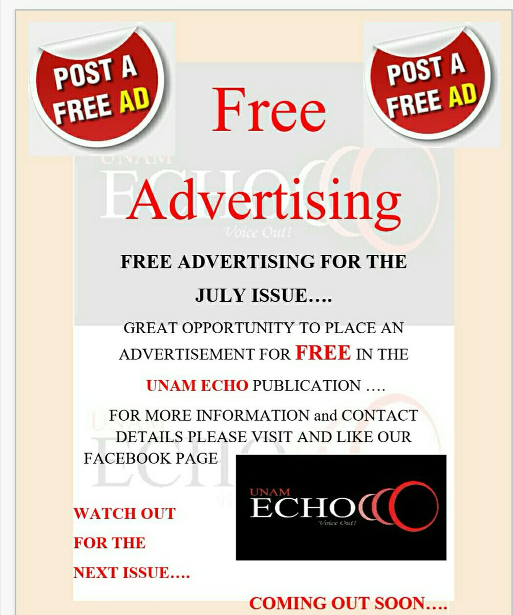 unam_echo's tweet photo. Advertise with us!
#UNAM_ECHO
#VOICE_OUT https://t.co/4jhreKhieN