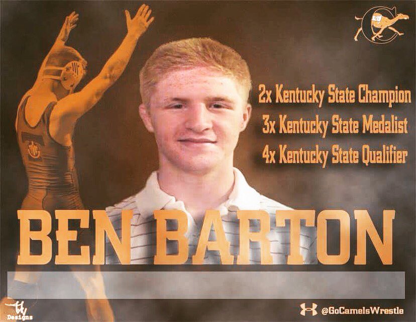 Welcome incoming freshman, @BenBarton123! 2x Kentucky State Champion #GoCamels 🐪 #TheCreekisRising
