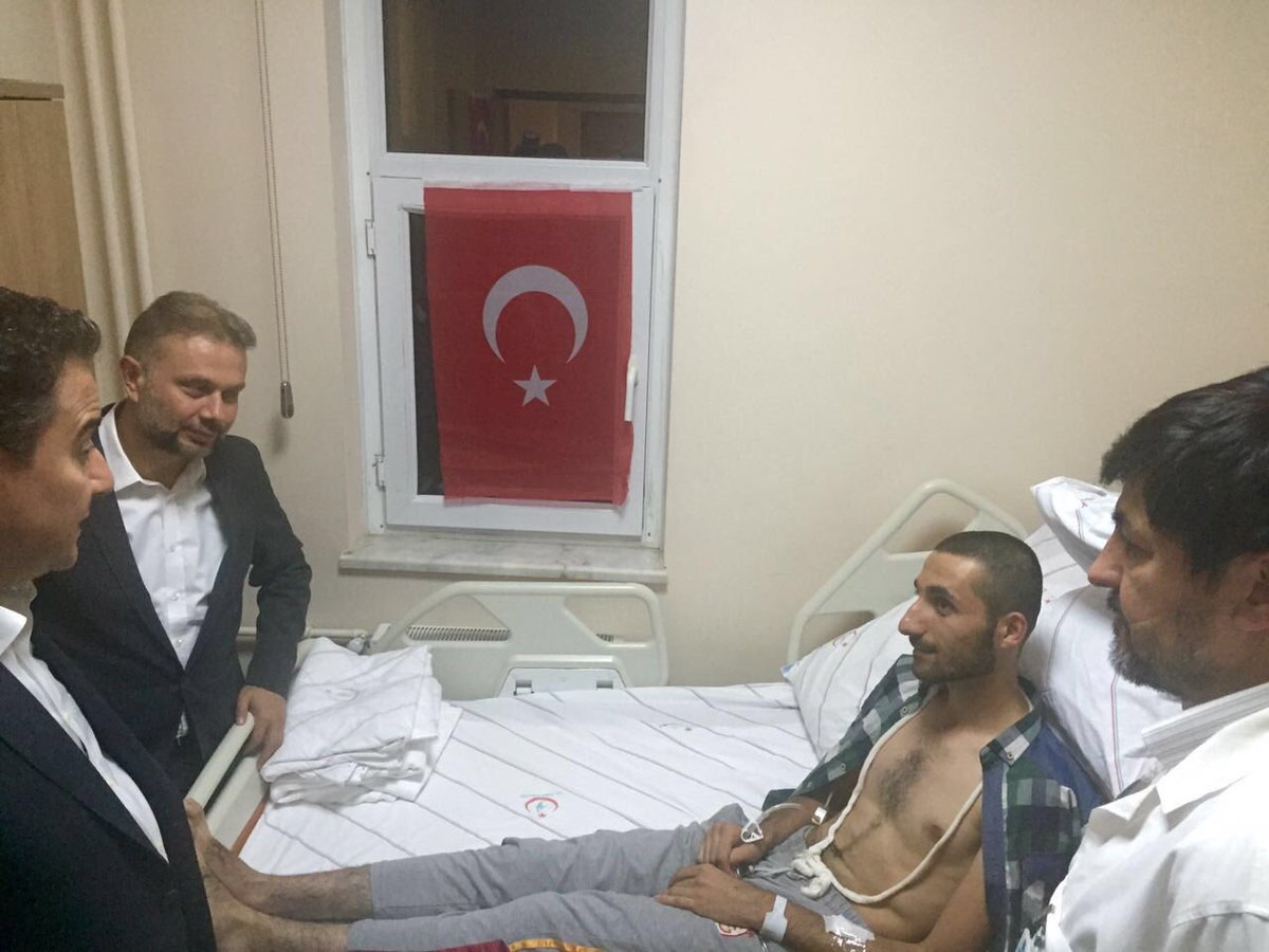 Ay yıldızlı bayrağımız altında birlik olan #Kahraman Gazilerimizi Milletvekilimiz <a href="/alibabacan/">Ali Babacan</a> ile ziyaret ediyoruz