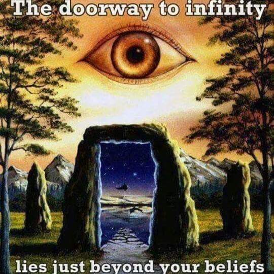 machavelli7's tweet photo. "The doorway to infinity lies just beyond your beliefs.” ~ Wes Angelozzi https://t.co/lnDtIwHgFc