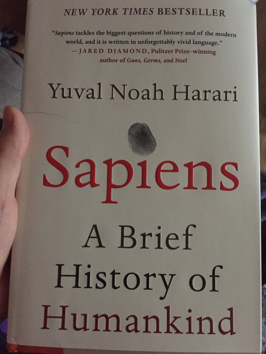 JonMichaelBray's tweet photo. Treat yo' self. #Sapiens https://t.co/lD1oZxKMWI