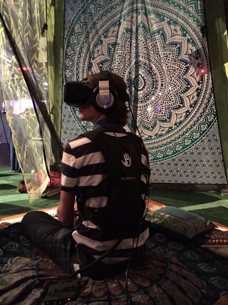 InnerActivity's tweet photo. If you are at #SIGGRAPH2016 , stop by the #InnerActivity tent for a #Subpac powered sound healing experience in VR! https://t.co/PBHjXWibXx