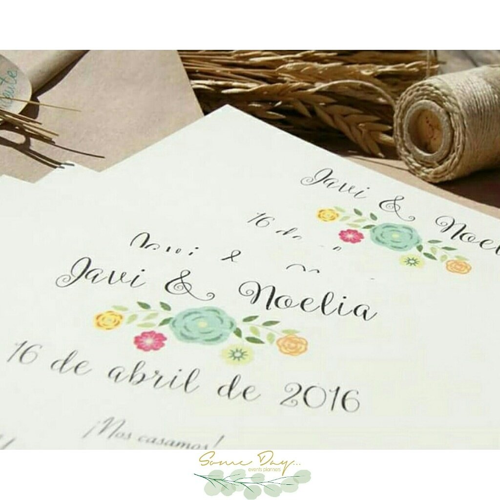 Las invitaciones que creamos para Javi &amp; Noelia son puro 😍😍