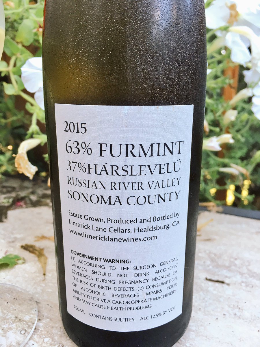 Perfect for a hot day, <a href="/Limerick_Lane/">Limerick Lane</a> Furmint
