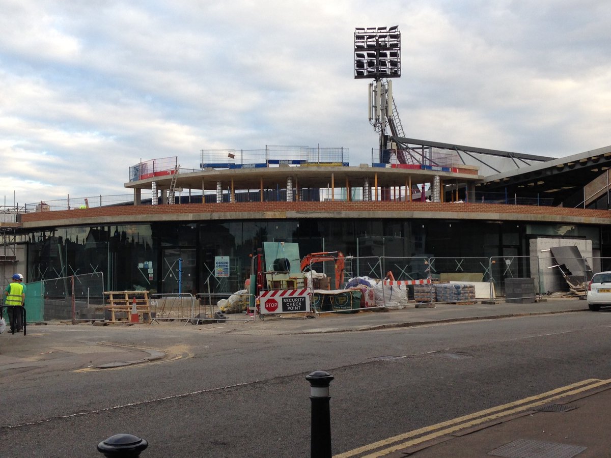 neil_k_g's tweet photo. Further update (as Monday 25 July 2016) on #NEcorner at #VicarageRoad #watfordfc - new Hornets Shop progressing 🐝🐝🐝 https://t.co/JV6SDTYNZt