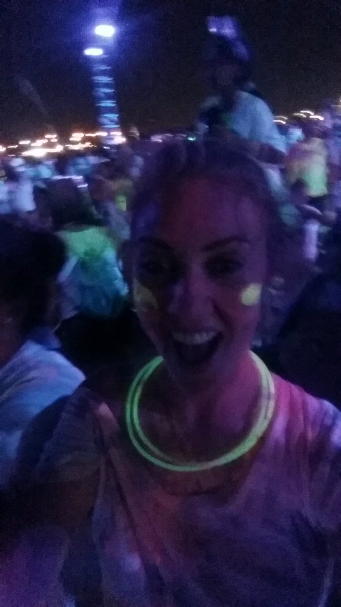 LifewayCares's tweet photo. Rocked the 5k!!! @BlacklightRun #lifewaycares #enthusiasticrecovery #alternativepeergroup #APG #mindbodysoul https://t.co/iWN3sDCbHL