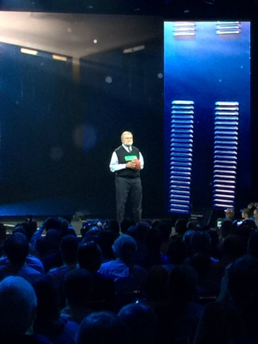 Start your engines at #SageSummit - 2000 Sage Partners + Mike Ditka + Sage Colleagues = teamwork