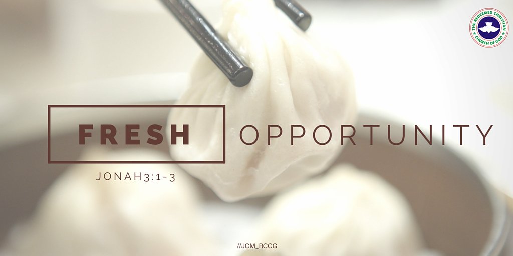 Jcm_rccg's tweet photo. Are you hungry? Feast on Jonah3:1-3; Feast on the word of God!
#JCMBites #FreshOpportunity https://t.co/QQH9OVOxU4