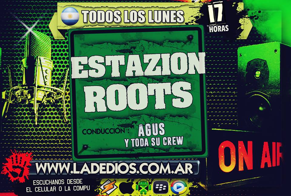#RepetiZion #EstaZionRoots #Hoy 17hs x <a href="/LaDeDiosReggae/">La De Dios</a> #NoTeLoPierdas - Online: bit.ly/1SwNaBk