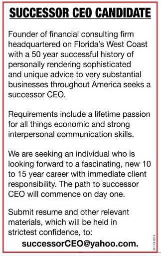 AprilIaconoHT's tweet photo. #heraldtribune #employment ad #sarasota #manatee #venice #htads https://t.co/ivwZhDgwrC
