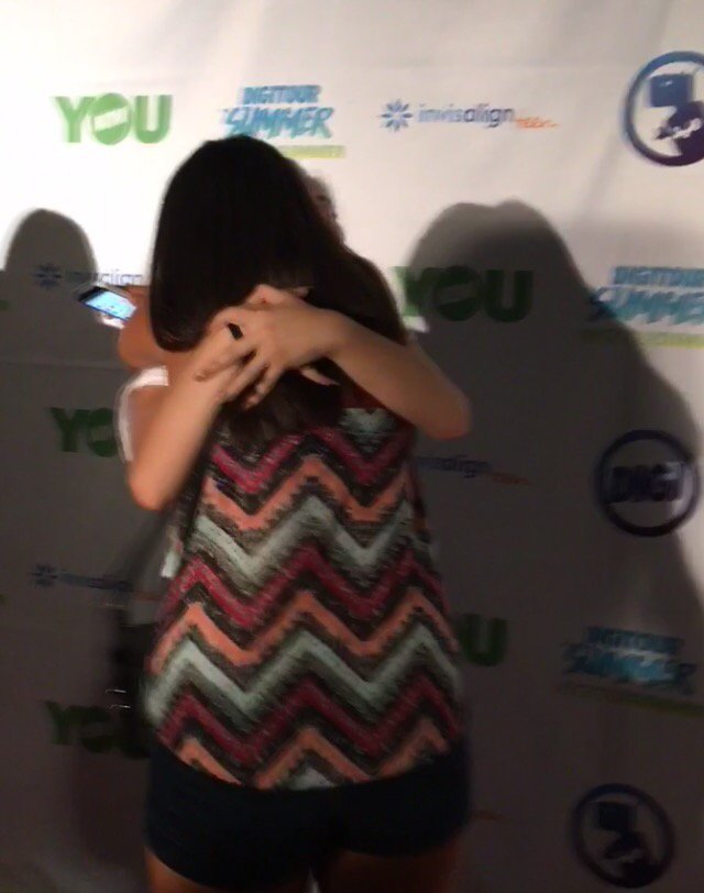 KeagySarah's tweet photo. @BabyAriel gives such amazing hugs!❤️ @DigiTour #DigitourSummer #digitoursd #digitoursandiego https://t.co/BPFdUdPV0L