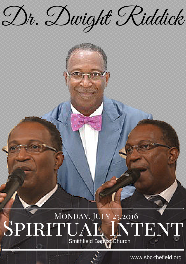 SBCGloucester's tweet photo. Spiritual Intent starts tonight! @DrDwightRiddick will be in the building! Don't miss it! #SBCSI2016 https://t.co/a0cD85xMZf