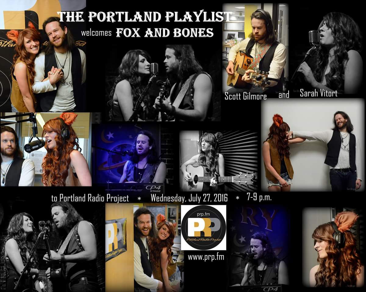 BLTProduction's tweet photo. #tuneinturnon @FoxNBones #theportlandplaylist @PDXRadioProject #wednesday7/27 7-9pm @iamsarahwild @Justpeoplemusic https://t.co/K9dWMl1da7