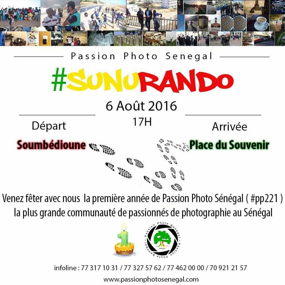 senegalphoto's tweet photo. #sunurando venez fêter l'anniversaire de #pp221📍Soumbédioune 🚩Place du souvenir 🌅 le samedi 6 Août à 17h
#senegal https://t.co/mycjMxjbWH