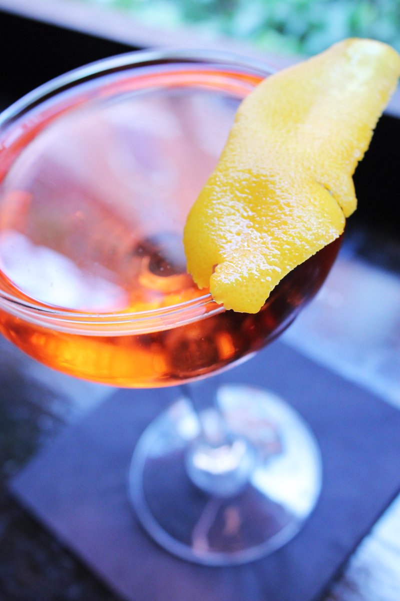 The Doctor is in. Dr Neville with Lillet Rose, and grapefruit liqueur #openinPHL #happyhourphilly #DNChappyhour
