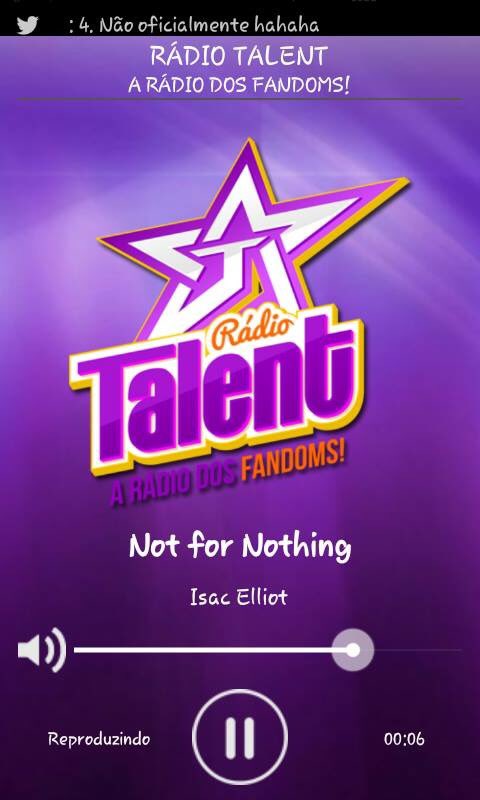 IsacElliot's tweet photo. Thank U @radiotalentbr for playing Not for Nothing on the airwaves in Brazil.And all you lovely ones for helping out https://t.co/2XdiAYv9Yb