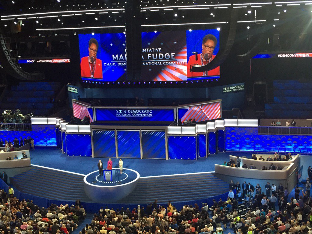 jafarhaand's tweet photo. @HillaryClinton was born for a time like this. #MarshaFudge says. #Philadelphia #NDPC2016 https://t.co/9weD6lmPq1