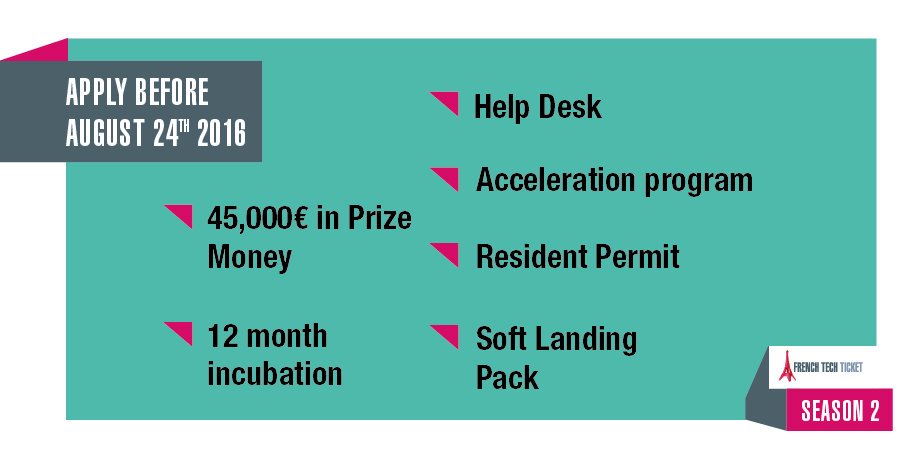 franceintheus's tweet photo. Only one month left to apply to #FrenchTechTicket competition! Submit your startup project: https://t.co/o5rTHTP21m https://t.co/dW4X1uaBBU