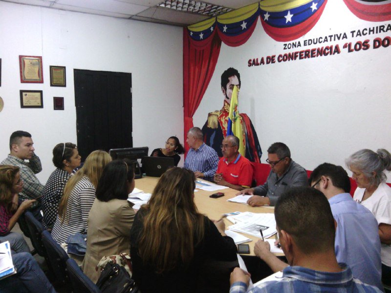 Mesa de trabajo: SUNDEE, MBF, DP, IDENNA y ZE #Táchira sobre el Plan de Defensa y Garantía del Derecho a la Educ