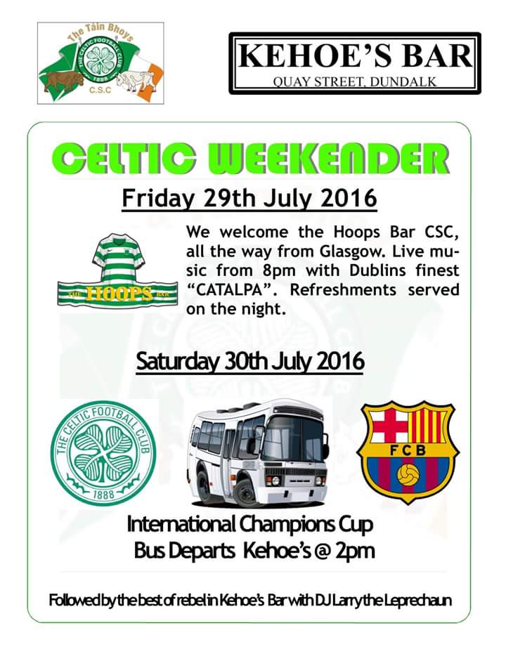 Weekend of madness planned in Kehoe's Bar this weekend with @Kehoe_liam @AICSC2014 and @thehoopsbar.... HH 🍀