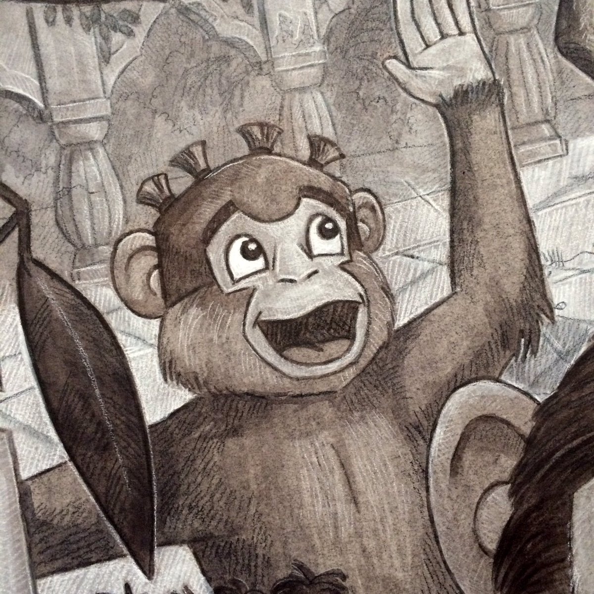 JessHouse31's tweet photo. Monkey! #monkey #wip https://t.co/W3AErWKvV5
