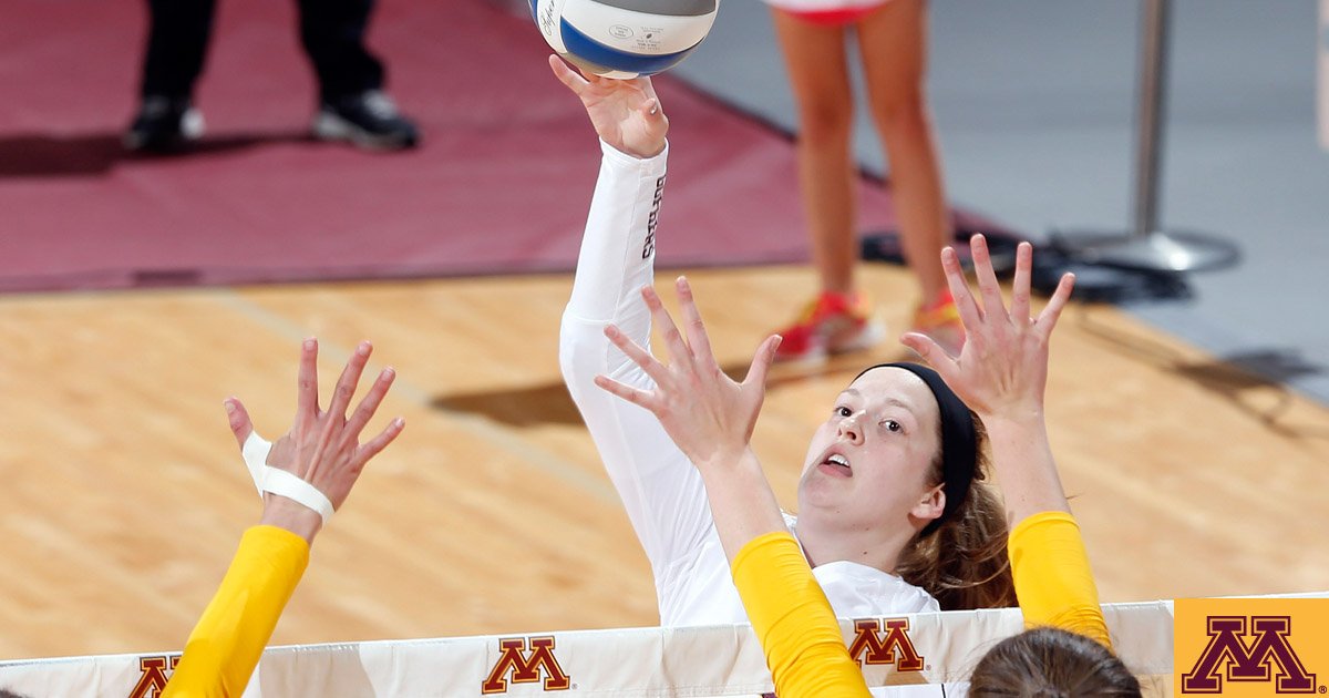 GopherVBall's tweet photo. ICYMI, @margareteggert shares what she's learned with #Gophers in this #SeniorScope. 〽️🏐 https://t.co/wTxRBZbFie https://t.co/tpFqWJxGs1